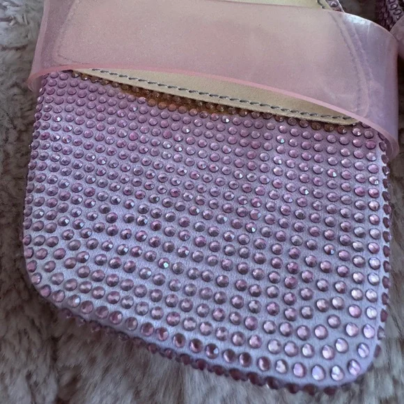 Pink Rhinestone Betsey Johnson Heels - Picture 5 of 11